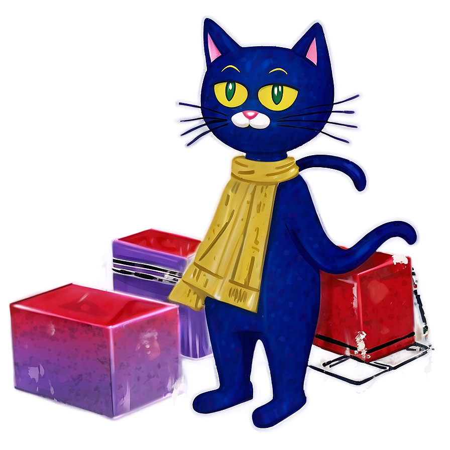 Cartoon Pete The Cat Image Png Iod PNG Image