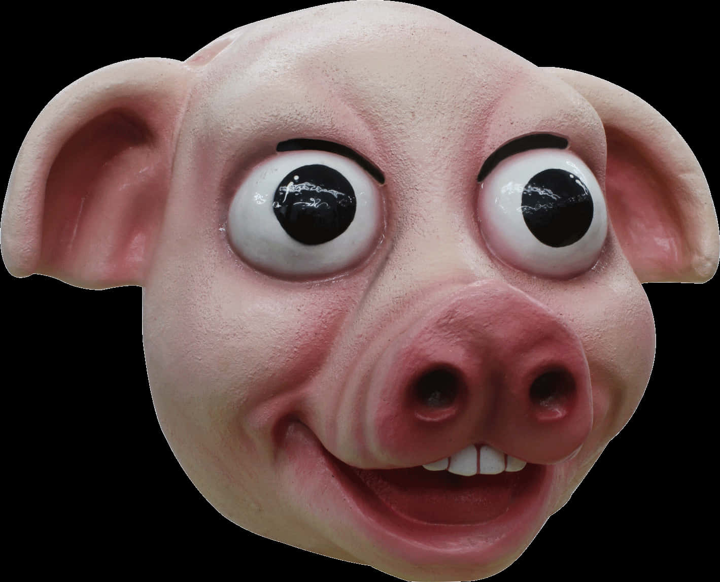 Cartoon Pig Mask PNG Image