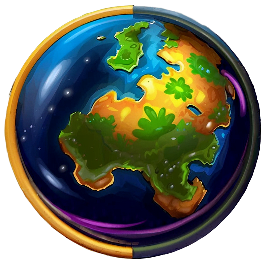 Cartoon Planets Png Qkw PNG Image