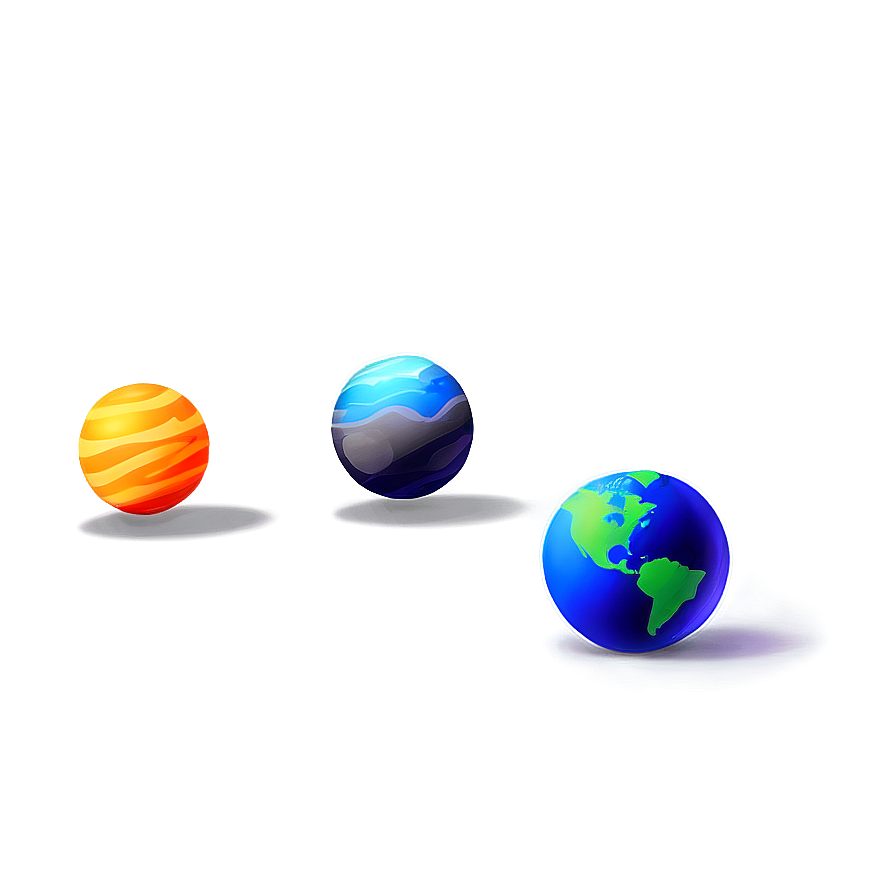 Cartoon Planets Png Wrm PNG Image