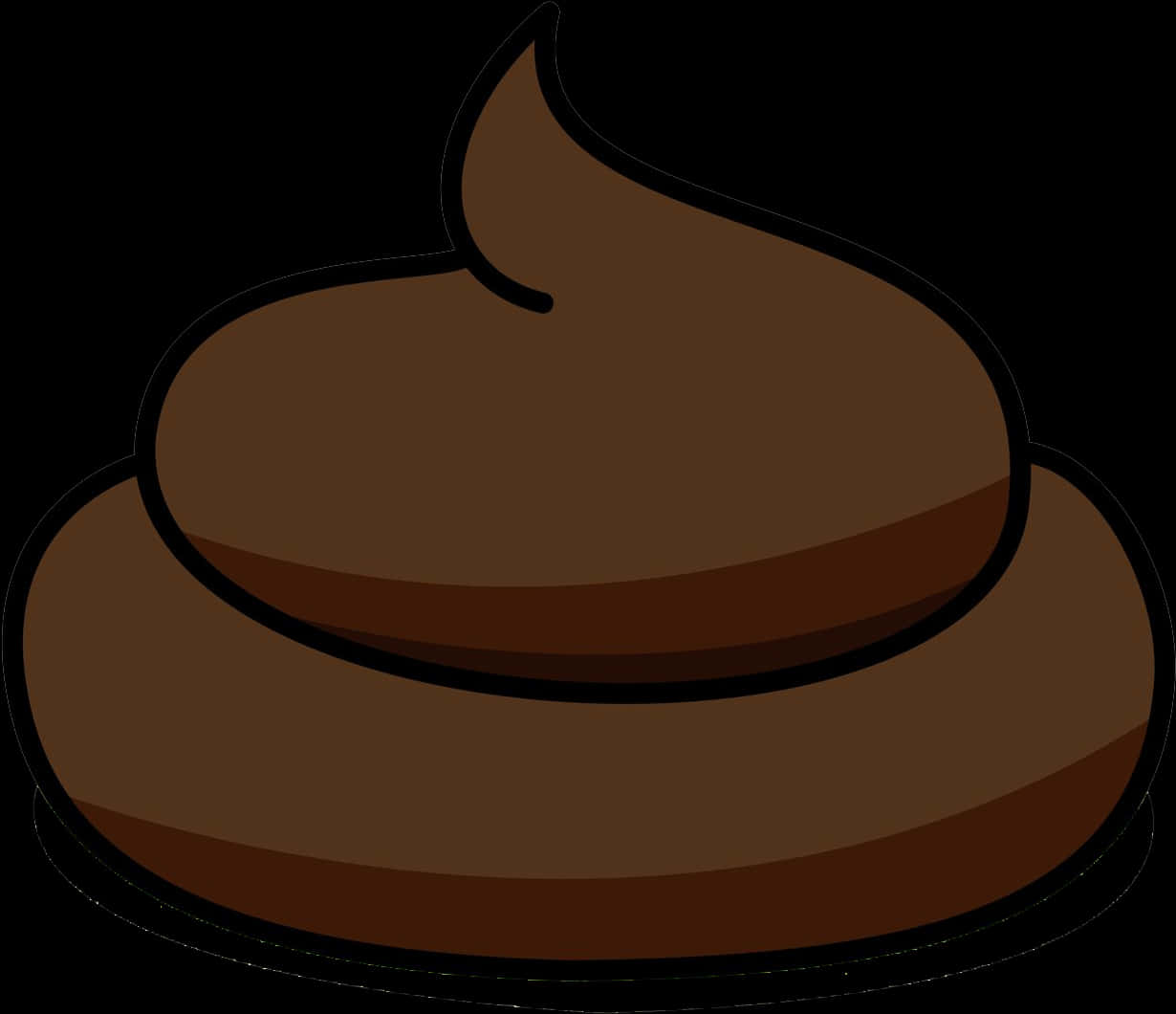 Cartoon Poop Emoji PNG Image