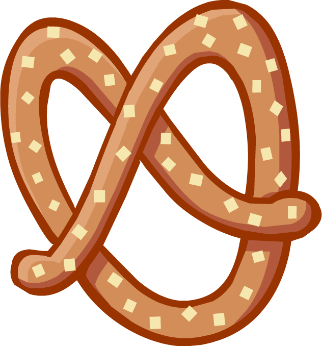 Cartoon Pretzel Illustration PNG Image