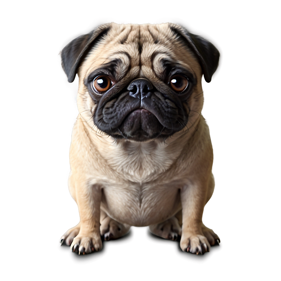 Cartoon Pug Character Png Ygn29 PNG Image