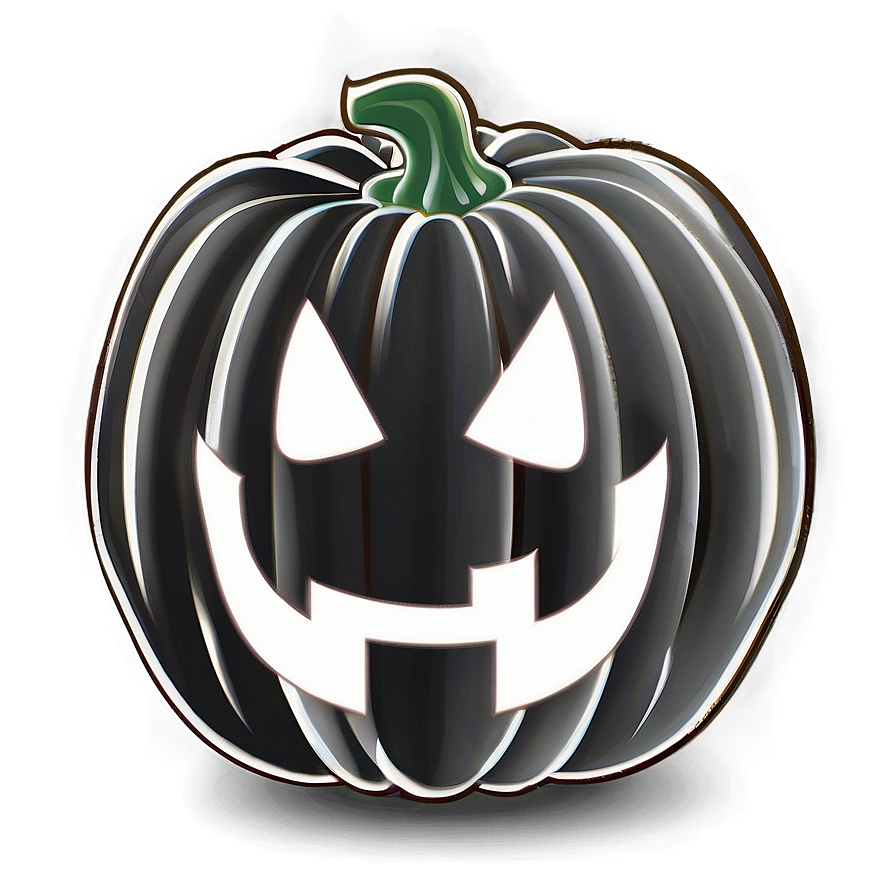 Cartoon Pumpkin Outline Illustration Png Vyd PNG Image