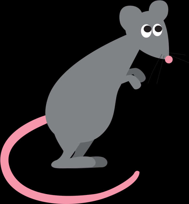 Cartoon Rat Illustration PNG Image