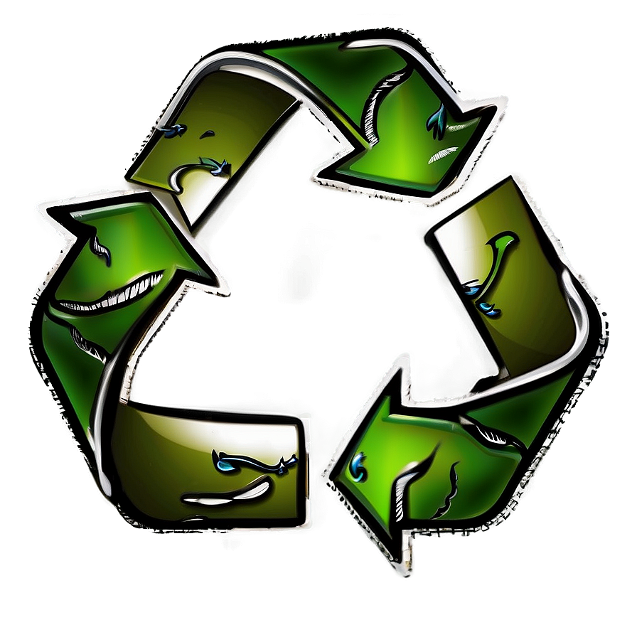 Cartoon Recycle Logo Png 06212024 PNG Image