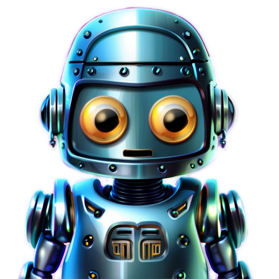 Cartoon Robot Character Png Kvh23 PNG Image