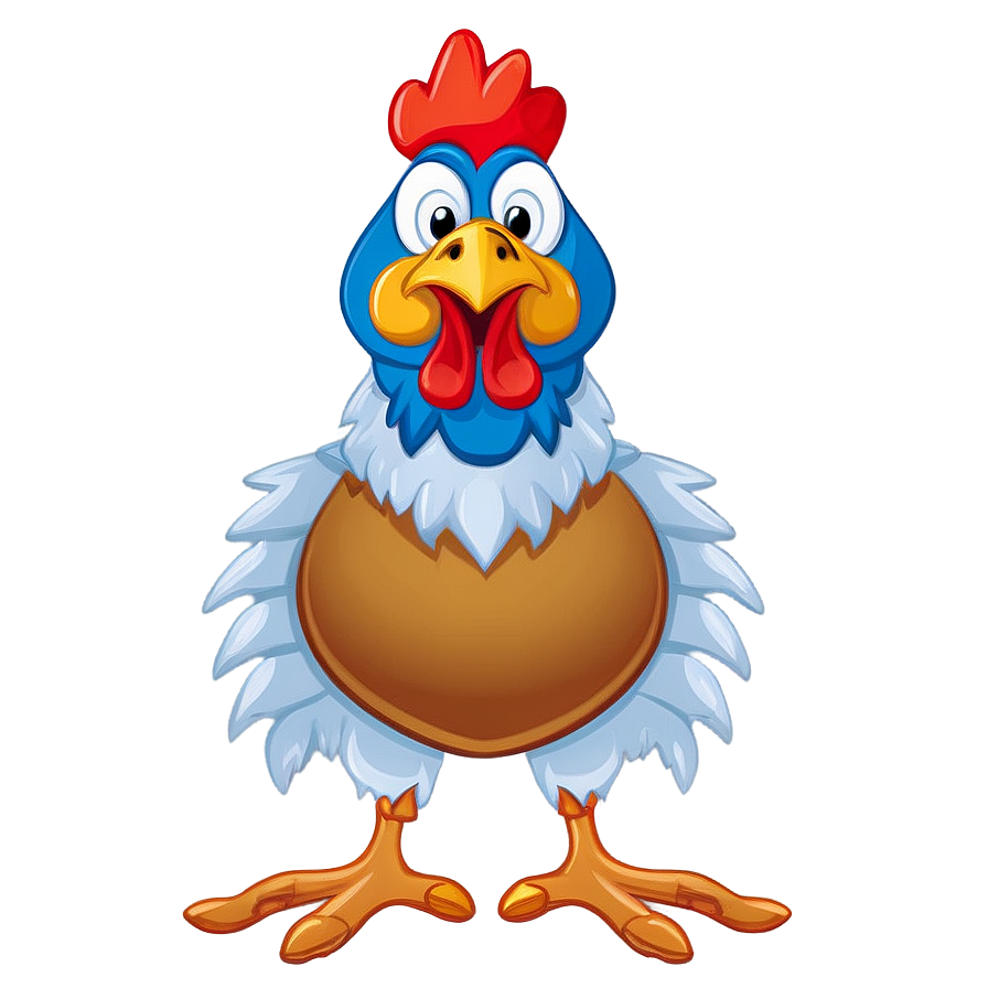 Cartoon Rooster Design Png Bbo PNG Image