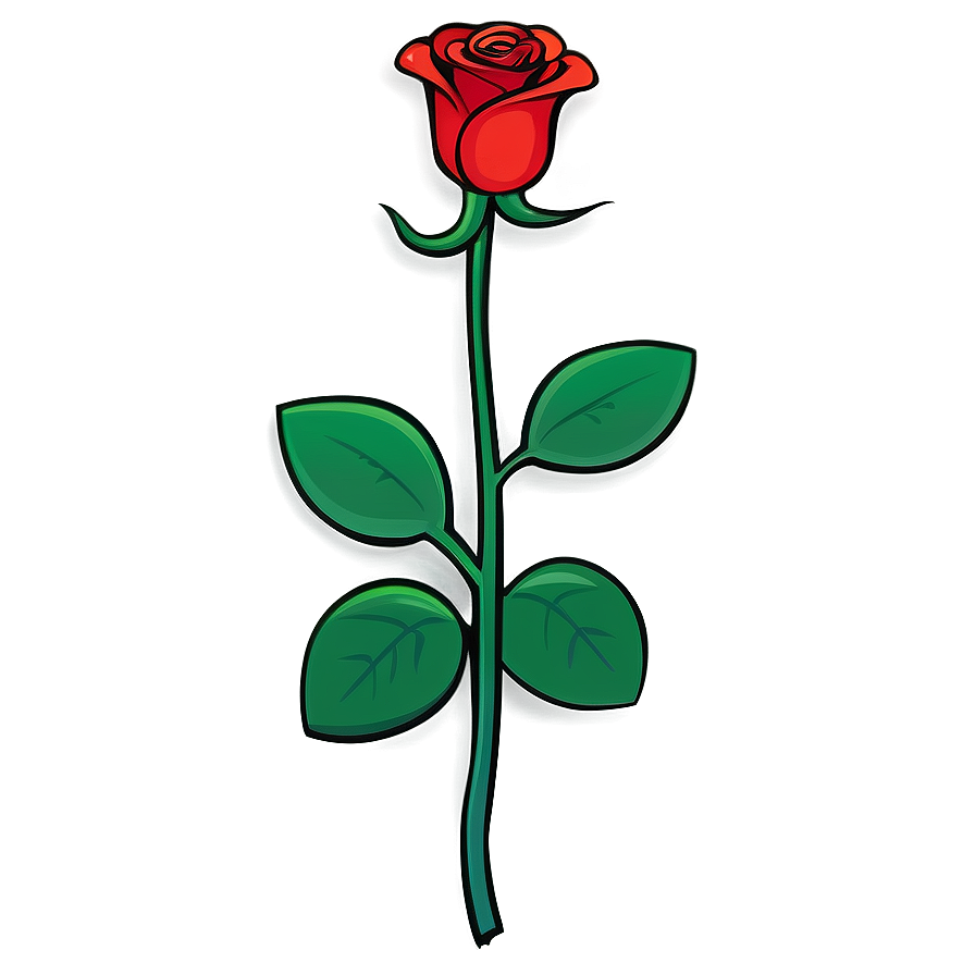 Cartoon Rose Clipart Png Ygh PNG Image