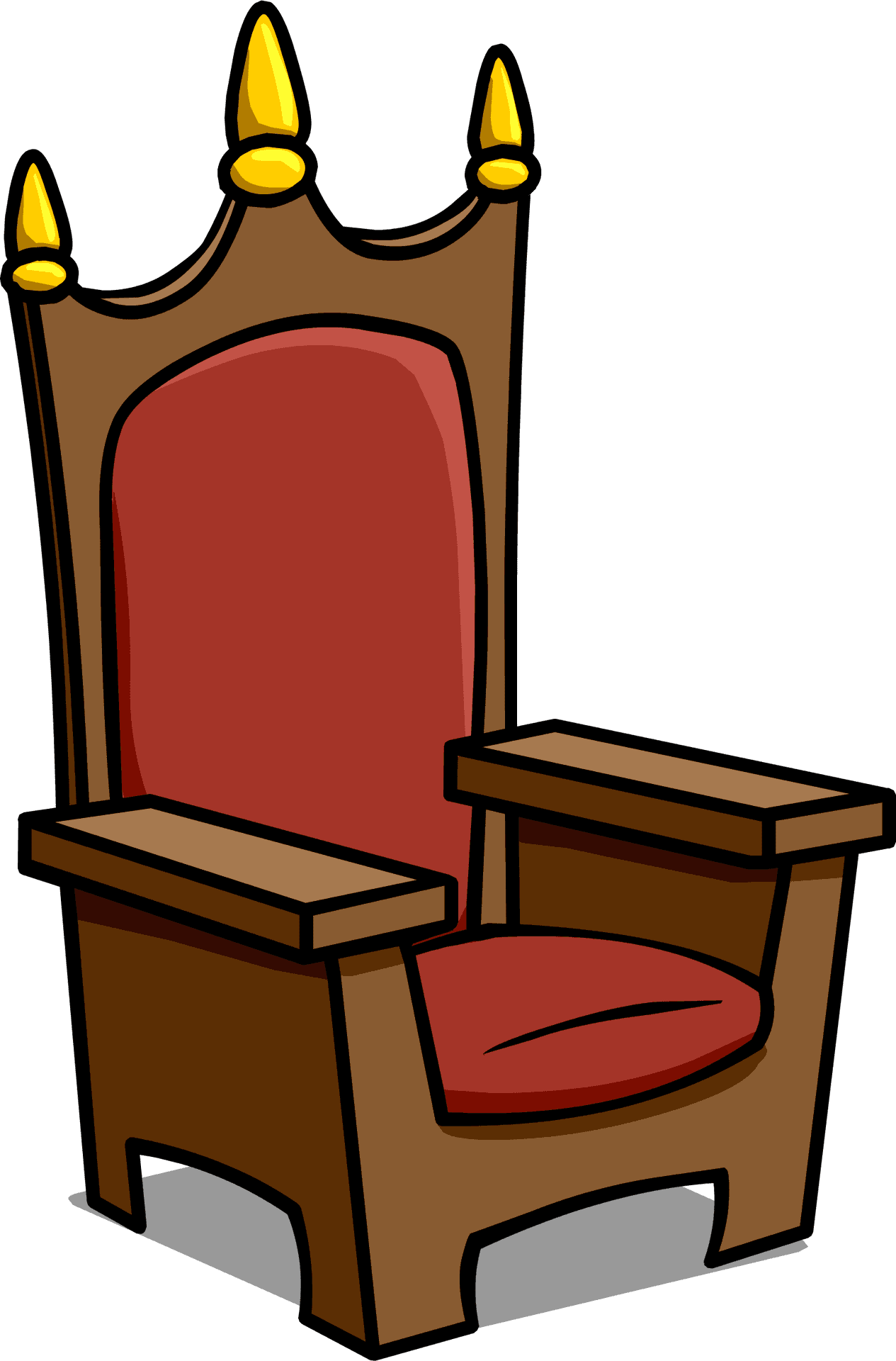 Cartoon Royal Throne.png PNG Image