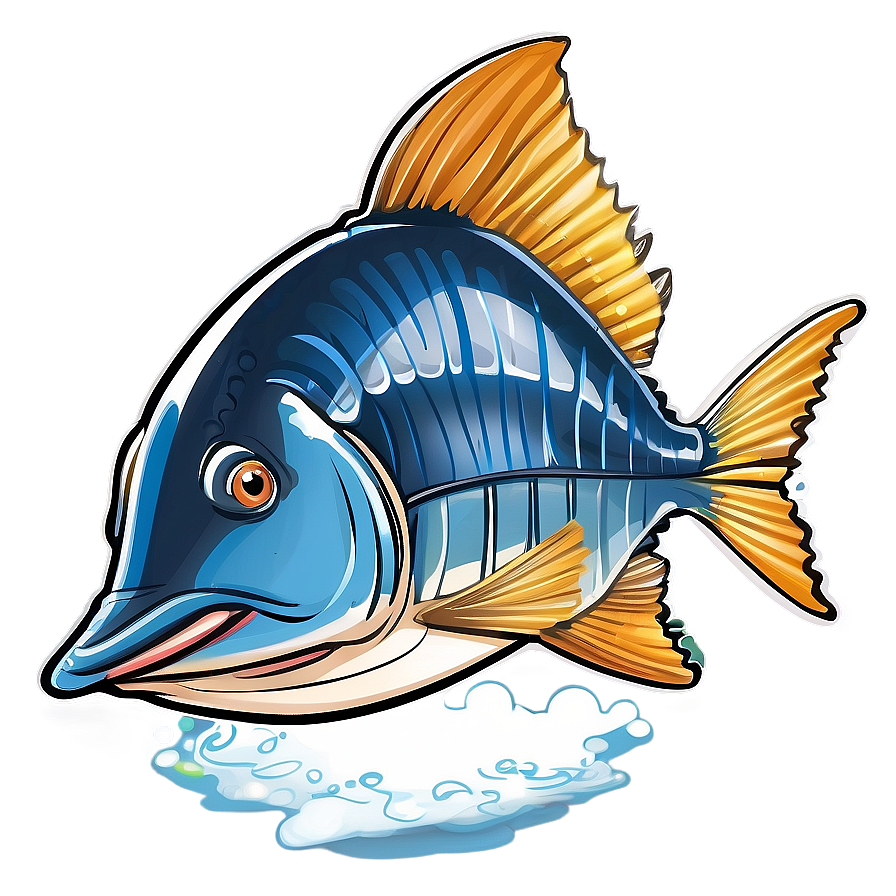 Cartoon Sailfish Drawing Png 70 PNG Image