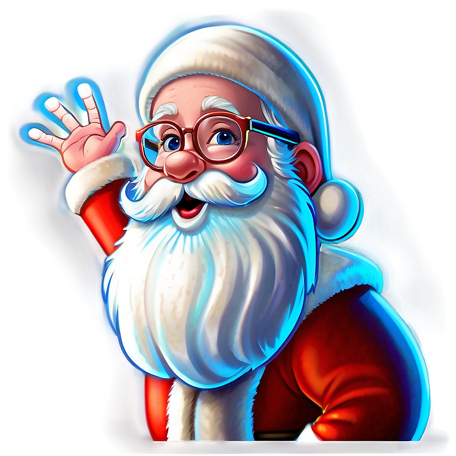 Cartoon Santa Glasses Png Odw83 PNG Image