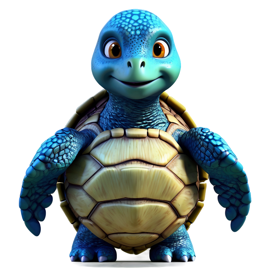 Cartoon Sea Turtle Character Png Pag64 PNG Image