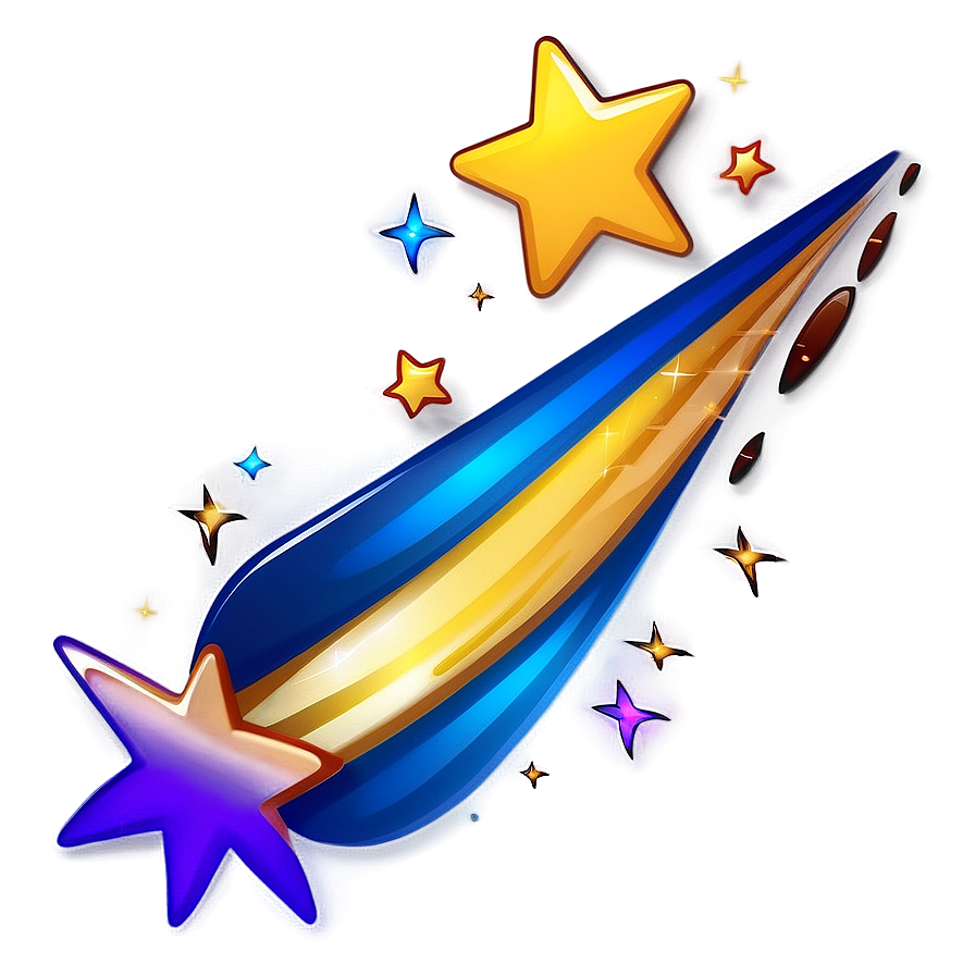 Cartoon Shooting Star Png Ucx PNG Image