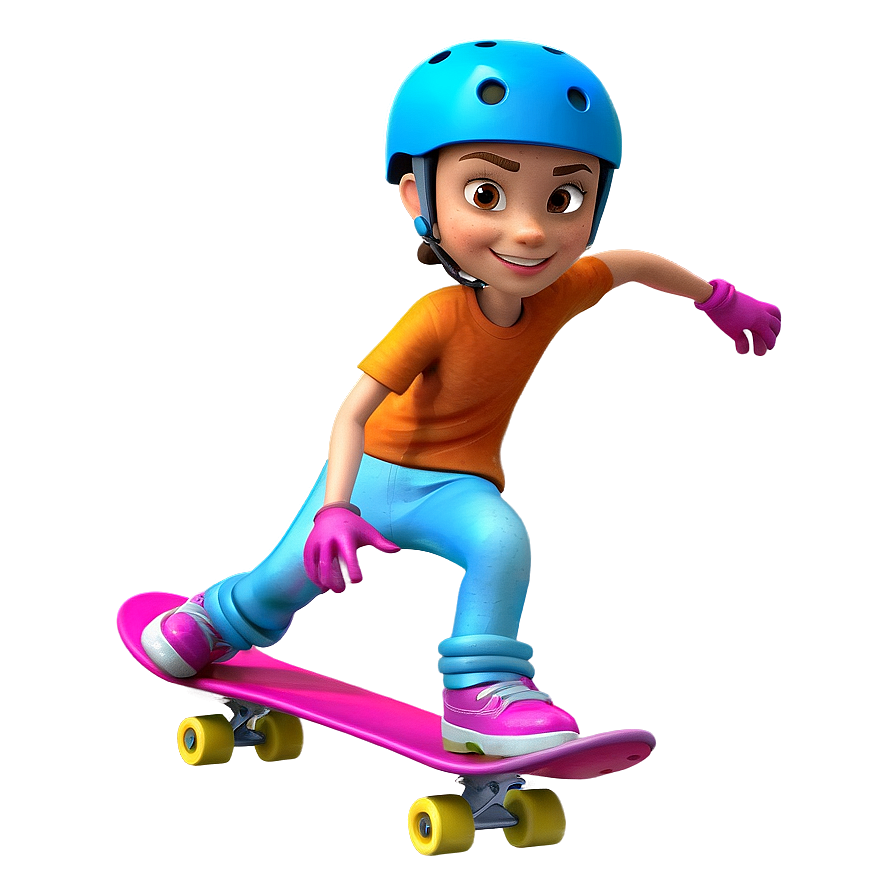 Cartoon Skater Png Amw PNG Image