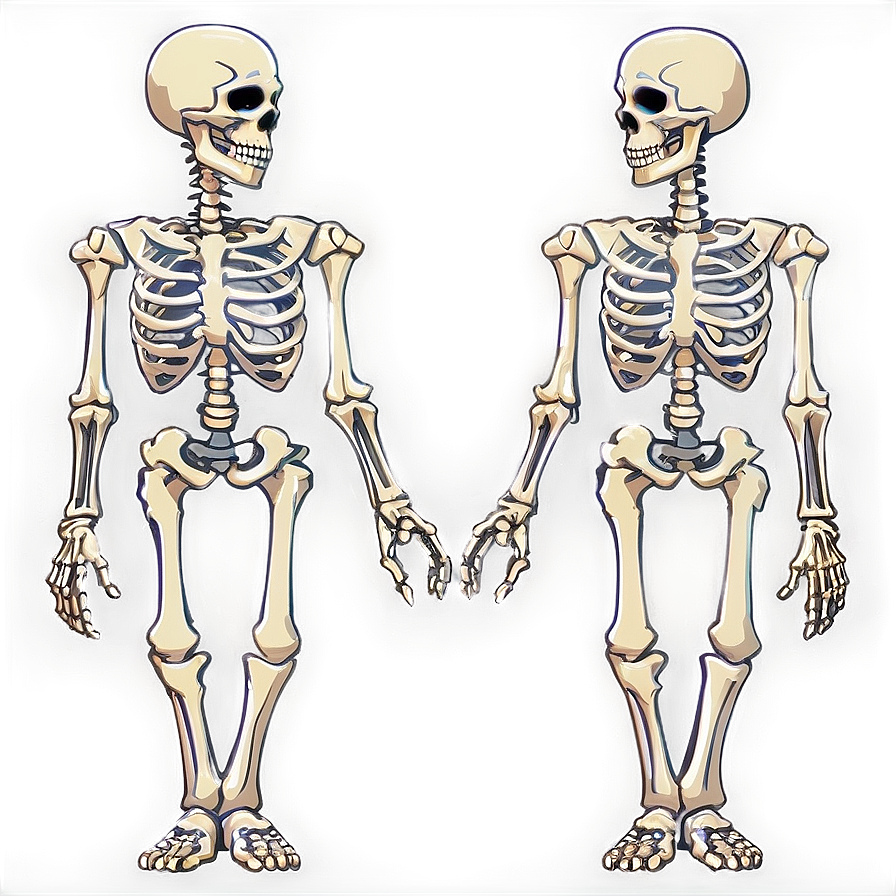 Cartoon Skeleton D PNG Image