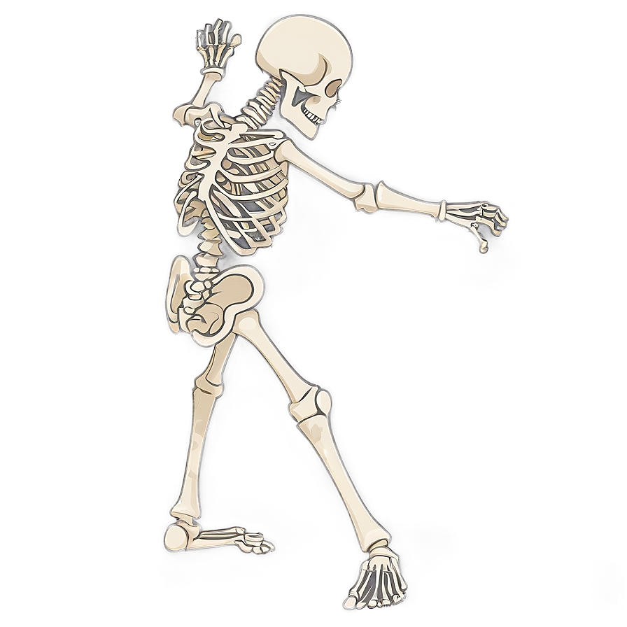 Cartoon Skeleton Dance Png Nim PNG Image