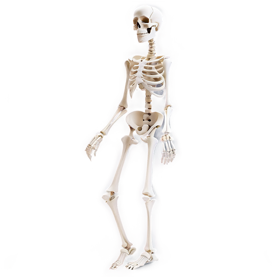 Cartoon Skeleton Side View Png Mkr PNG Image