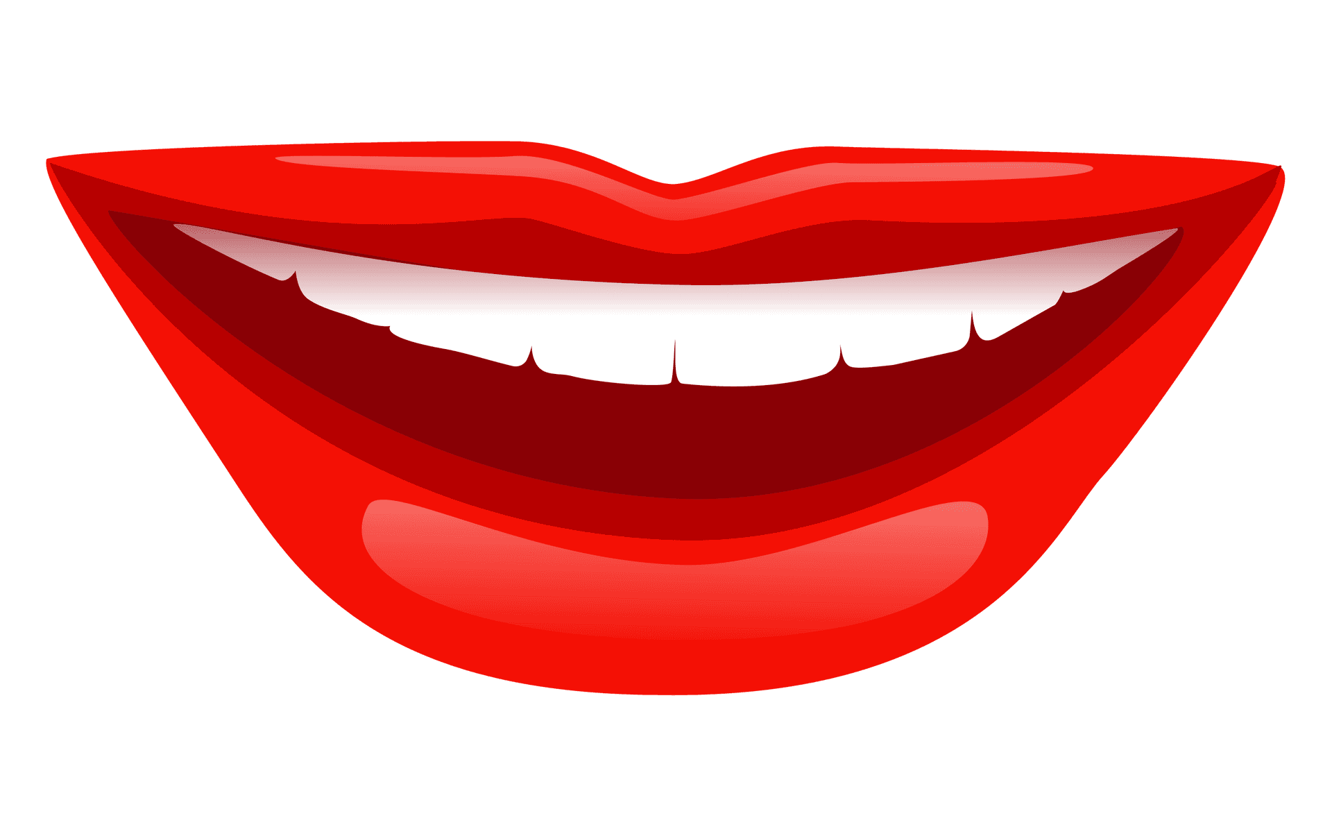 Cartoon Smile Graphic PNG Image