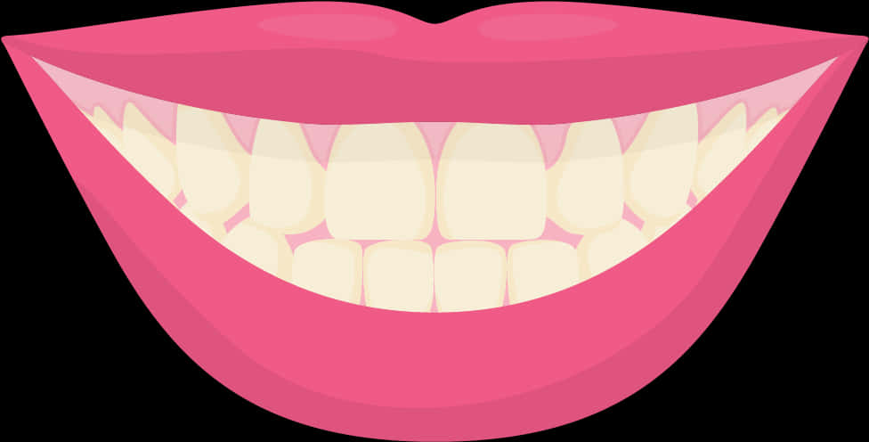 Cartoon Smile Illustration PNG Image