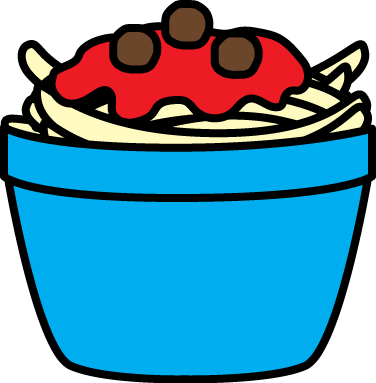 Cartoon Spaghetti Bowl PNG Image