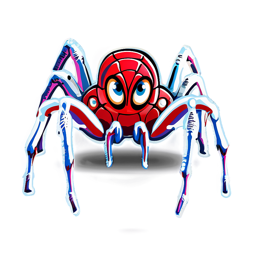 Cartoon Spider In Snow Png Iik27 PNG Image