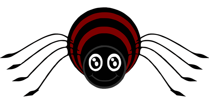 Cartoon Spiderwith Headphones PNG Image