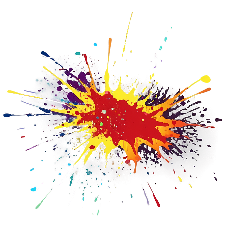 Cartoon Splatter Fun Png 05042024 PNG Image