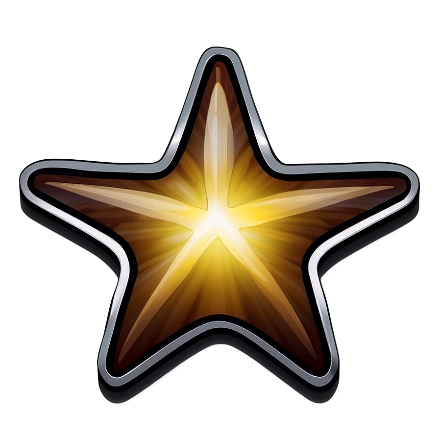 Cartoon Star Icon Png Oua PNG Image