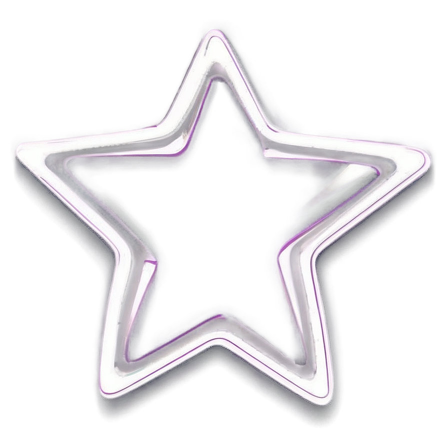 Cartoon Star Outline Png Gqc25 PNG Image