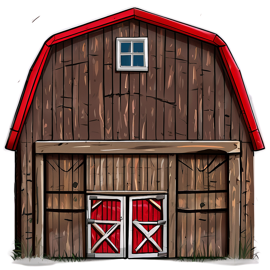 Cartoon Style Barn Png 23 PNG Image