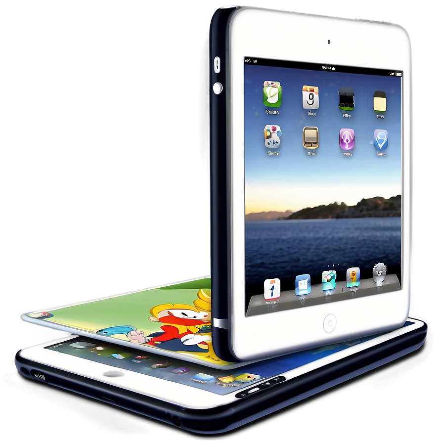 Cartoon Style Ipad Mini Png Bns2 PNG Image