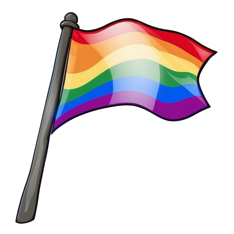 Cartoon Style Lgbt Flag Png 70 PNG Image