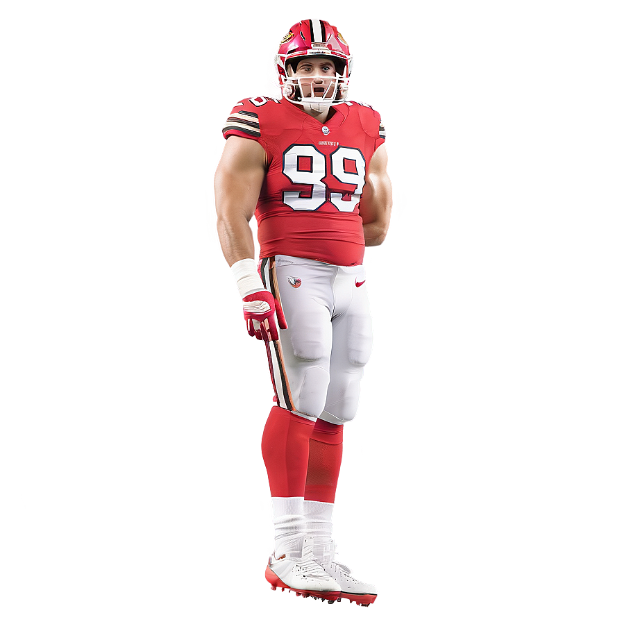 Cartoon Style Nick Bosa Png Byc88 PNG Image