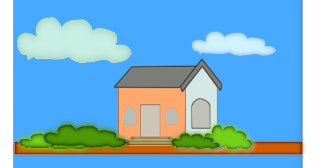 Cartoon Style Simple House PNG Image