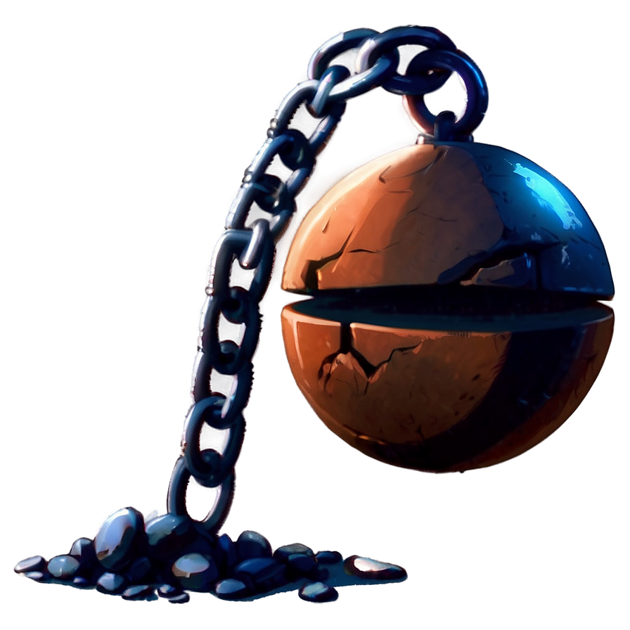 Cartoon Style Wrecking Ball Png 06112024 PNG Image