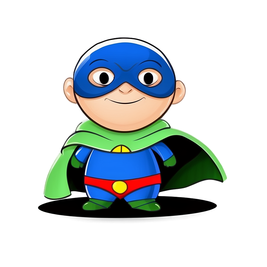 Cartoon Superhero Cape Drawing Png Cig55 PNG Image