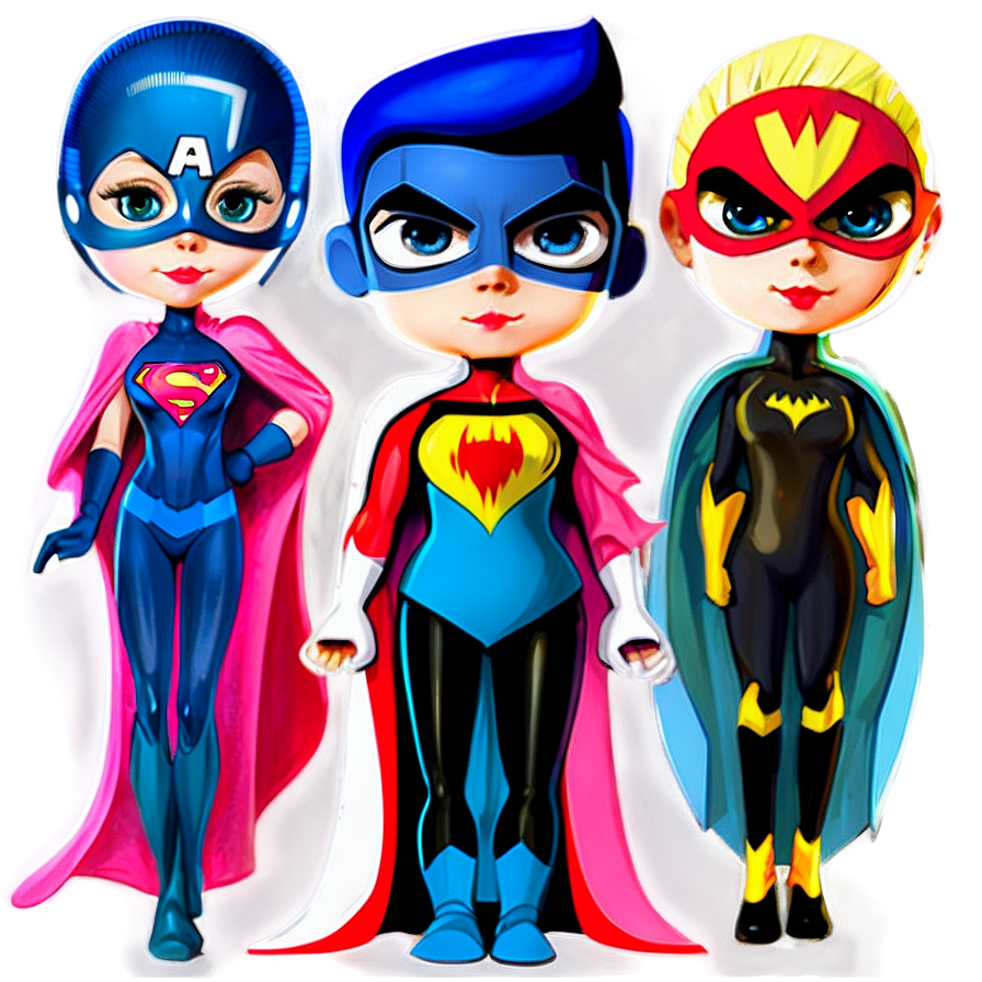 Cartoon Superheroes Png 78 PNG Image