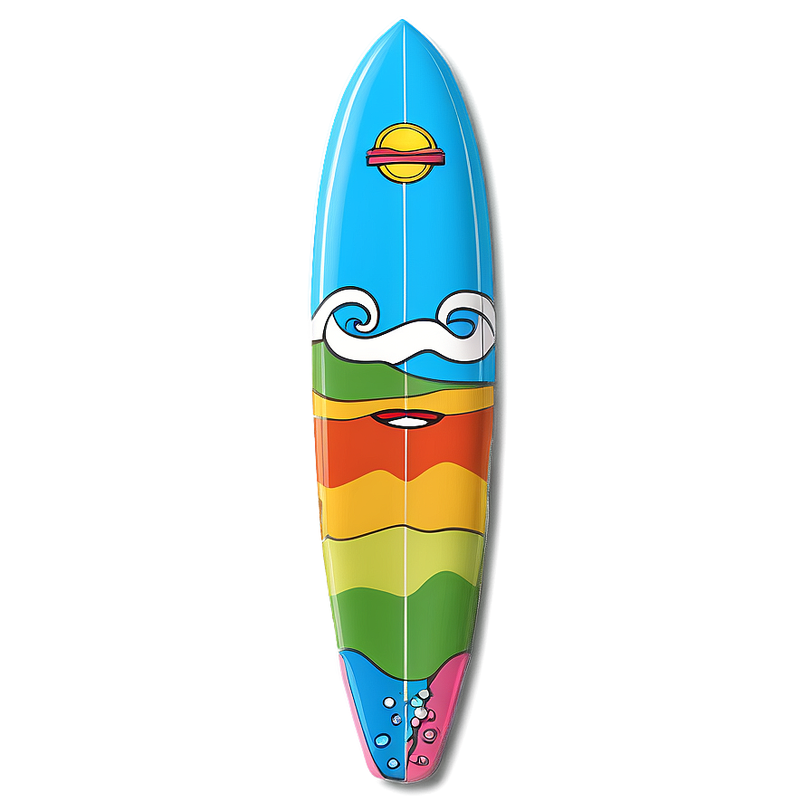 Cartoon Surfboard Drawing Png Ecy10 PNG Image