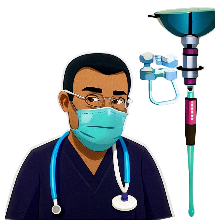 Cartoon Surgeon Doctor Png Hki7 PNG Image