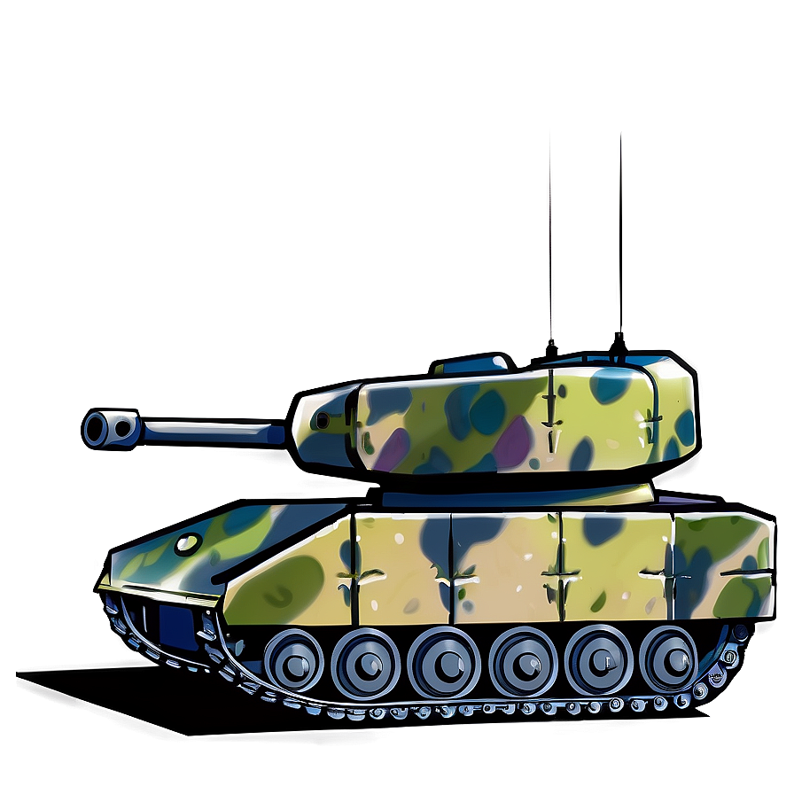 Cartoon Tank Art Png 35 PNG Image