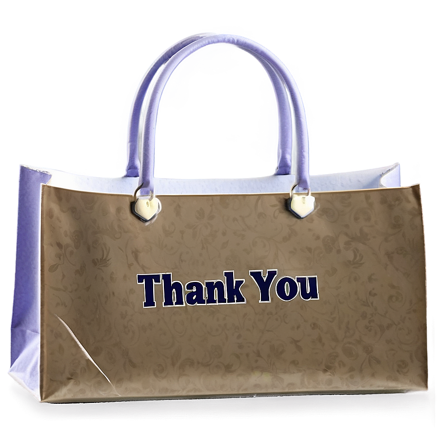 Cartoon Thank You Bag Png 24 PNG Image