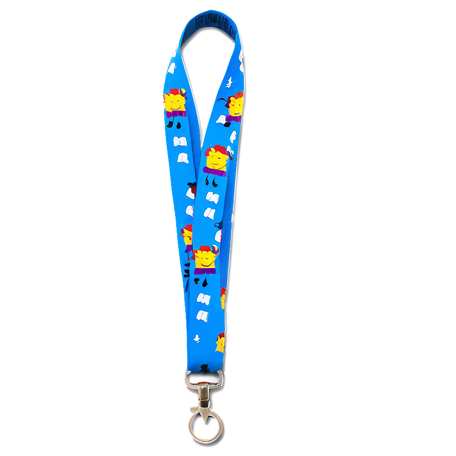 Cartoon Themed Lanyard Png Vvb33 PNG Image