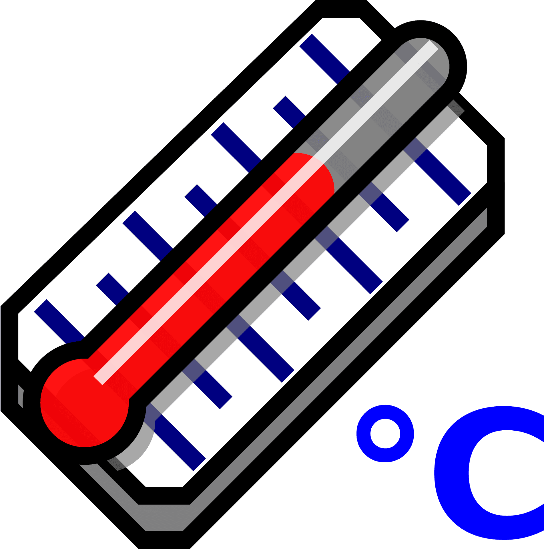 Cartoon Thermometer Celsius PNG Image