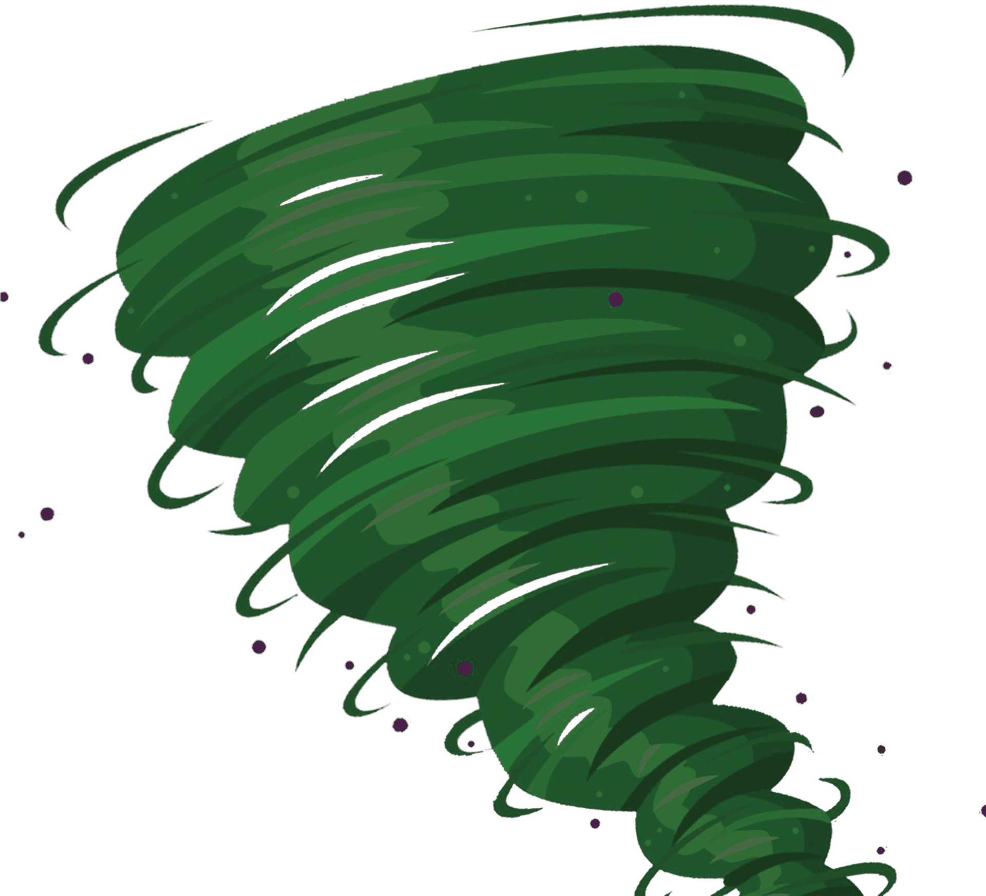 Cartoon Tornado Illustration PNG Image