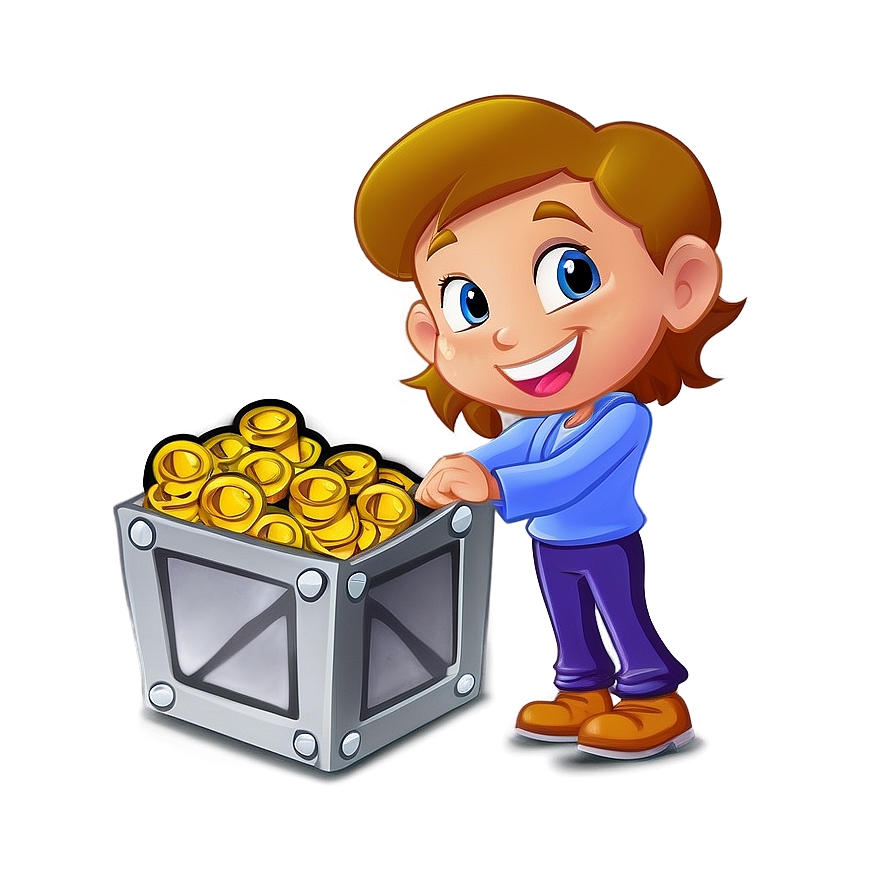 Cartoon Treasure Hunt Png Wdb66 PNG Image