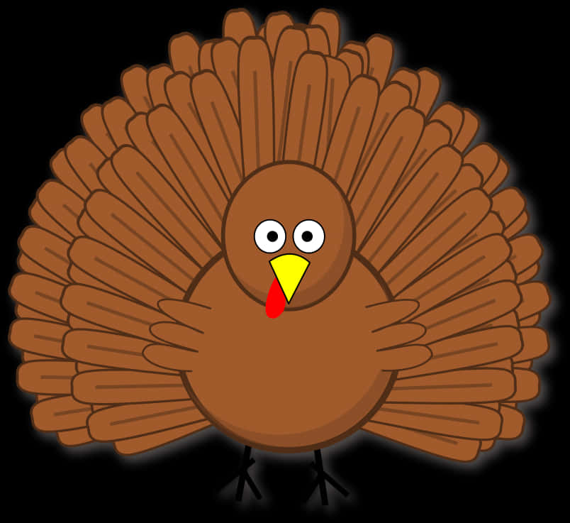 Cartoon Turkey Illustration PNG Image