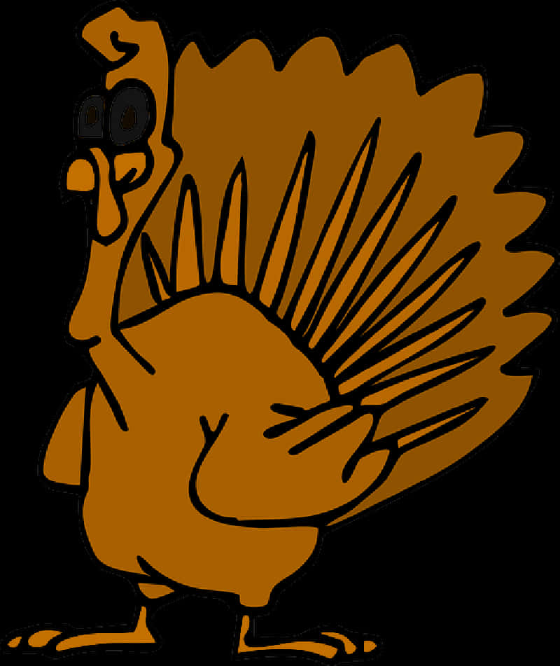 Cartoon Turkey Illustration PNG Image