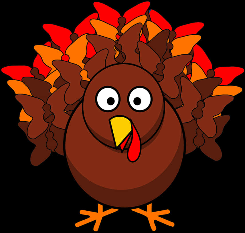 Cartoon Turkey Illustration PNG Image