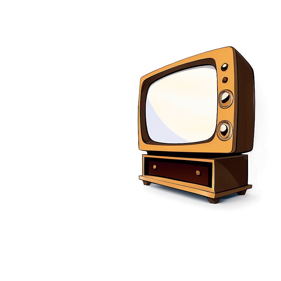 Cartoon Tv On Stand Png Ybe44 PNG Image